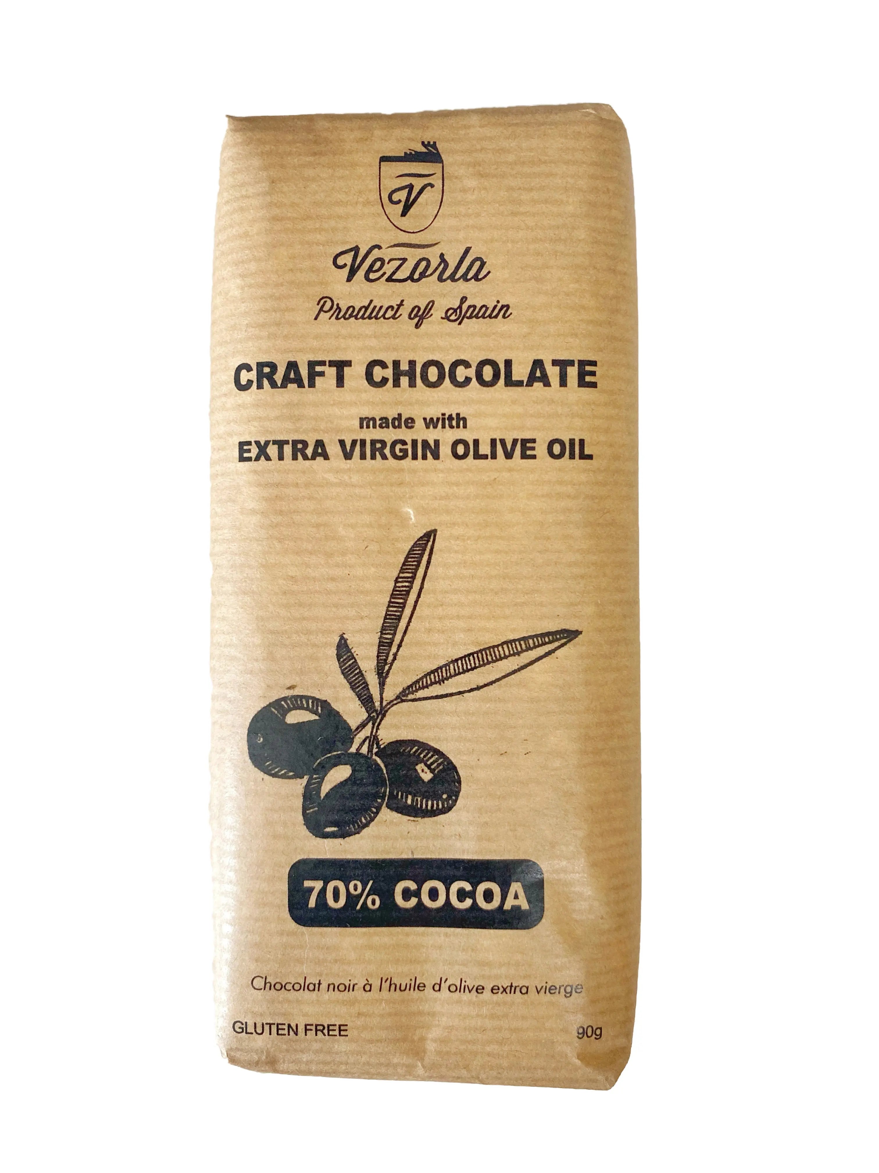 84% Dark Chocolate Made With Extra Virgin Olive Oil – Vezorla