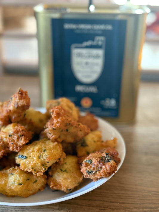Buñuelos de Bacalao: A Spanish Classic and Why I Fry Only with Extra Virgin Olive Oil