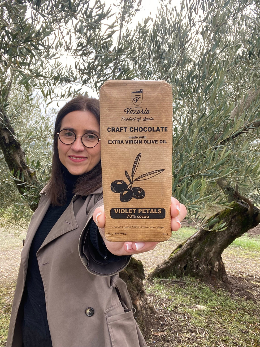 Craft Dark Chocolate Made With Extra Virgin Olive Oil 