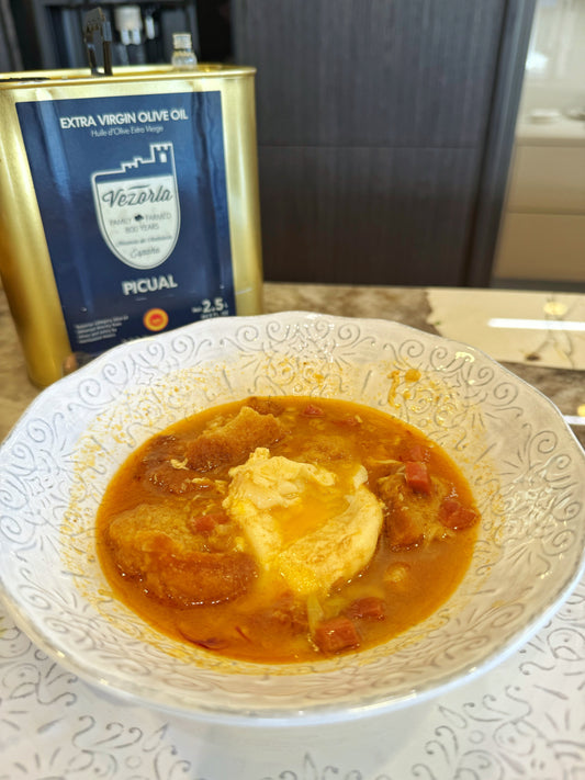 Garlic Soup Made With Picual Traditional EVOO