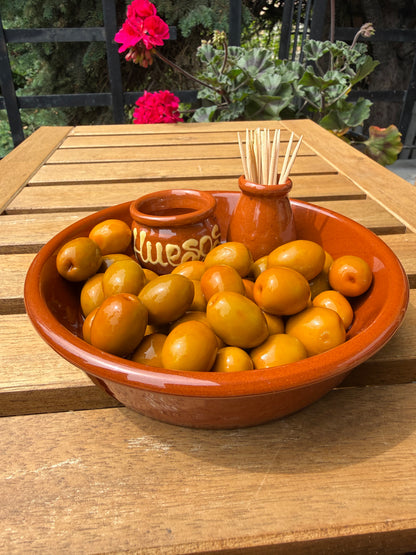 Andalusian green olives in brine MOJO PICON unpitted. 4.3kg.