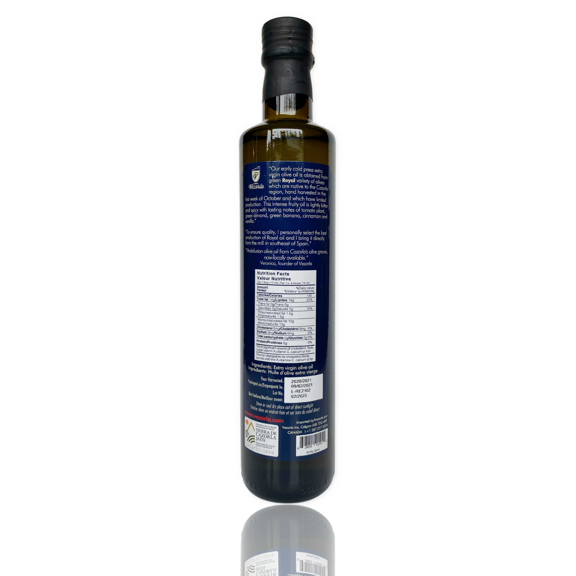 Best Quality Spanish Extra Virgin Olive Oil (EVOO or Olive Juice). Picual Olive Oil & Royal Olive Oil. Spanish Green Olives. Olive Oil Chocolate Made w/ Violet Petals. Free Delivery Canada & USA. 